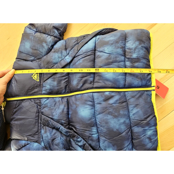 Snozu Boy's SZ 6 Hooded Long Sleeve Puffer Jacket with Beanie Royal Blue Zip Up - Picture 9 of 13